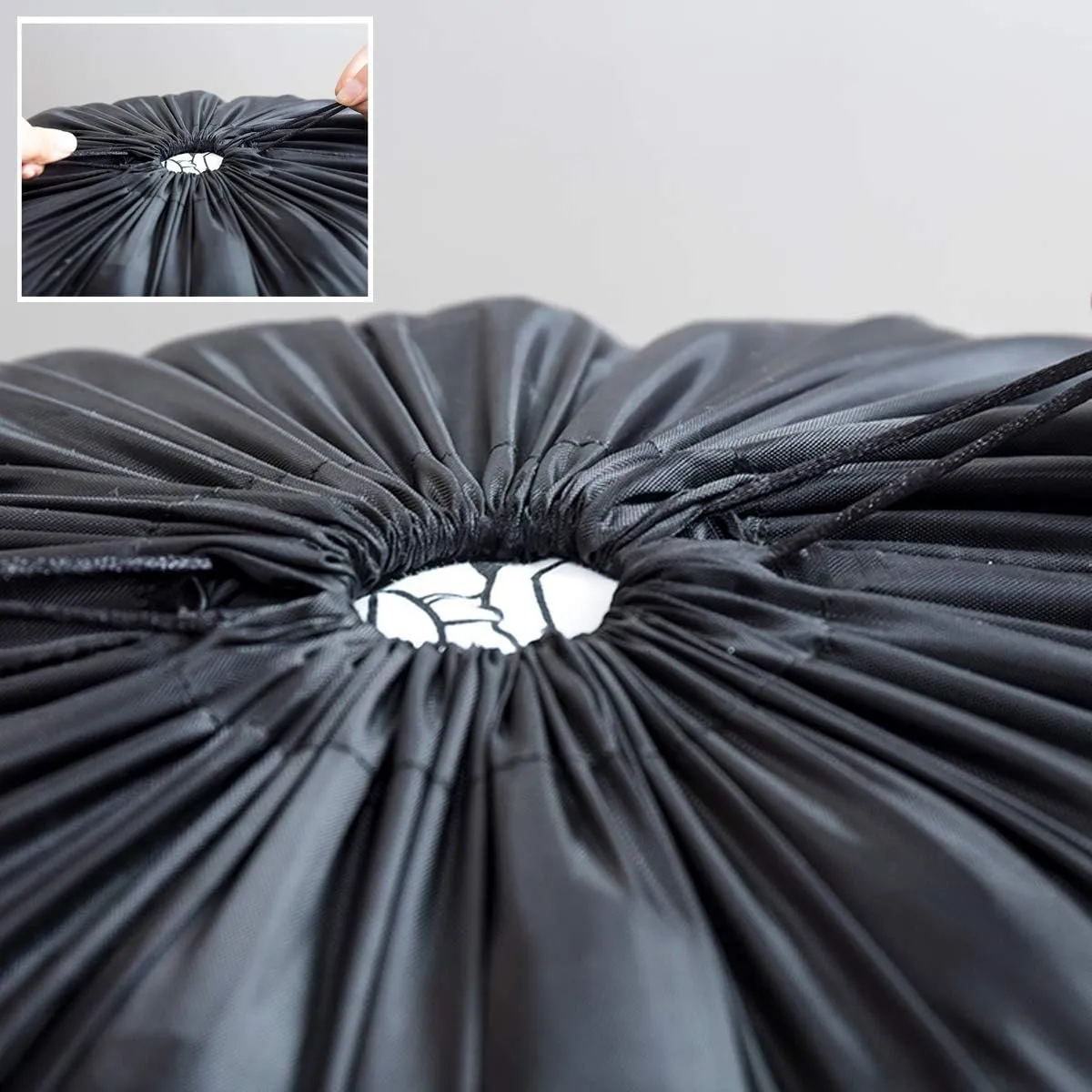 Multipurpose Extra Large Laundry Bag Storage Bag (43"x55", Black)