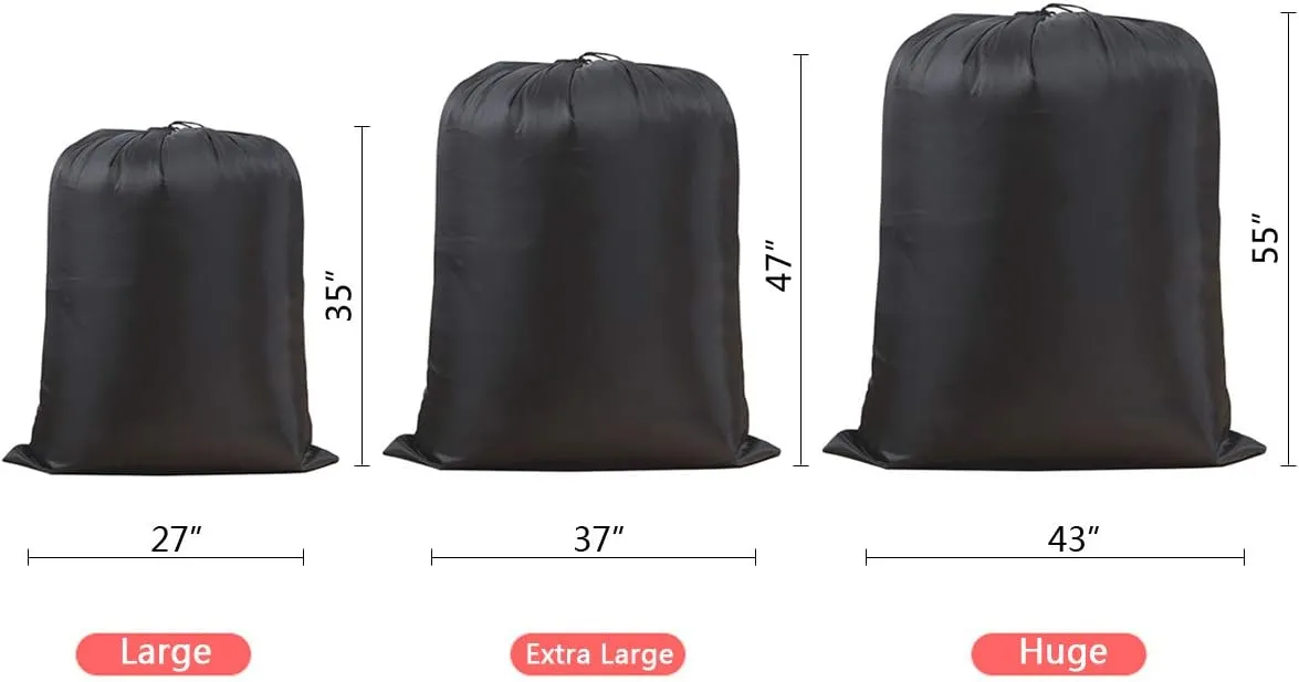 Multipurpose Extra Large Laundry Bag Storage Bag (43"x55", Pink)