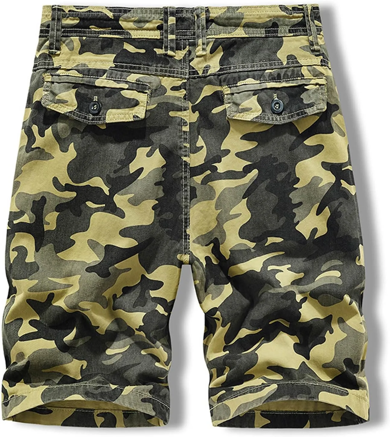 Muscularfit Camo Shorts for Men 2023 Casual Cotton Camouflage Buckle Zipper Cargo Shorts Outdoor Fashion Sport Tooling Shorts