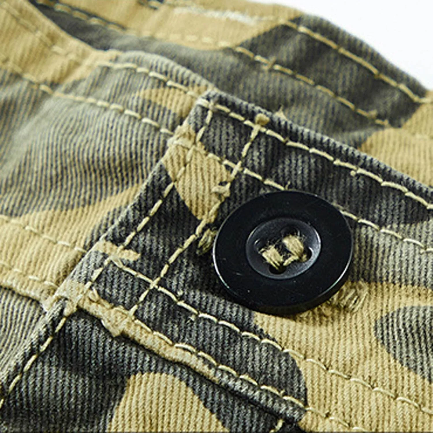 Muscularfit Camo Shorts for Men 2023 Casual Cotton Camouflage Buckle Zipper Cargo Shorts Outdoor Fashion Sport Tooling Shorts