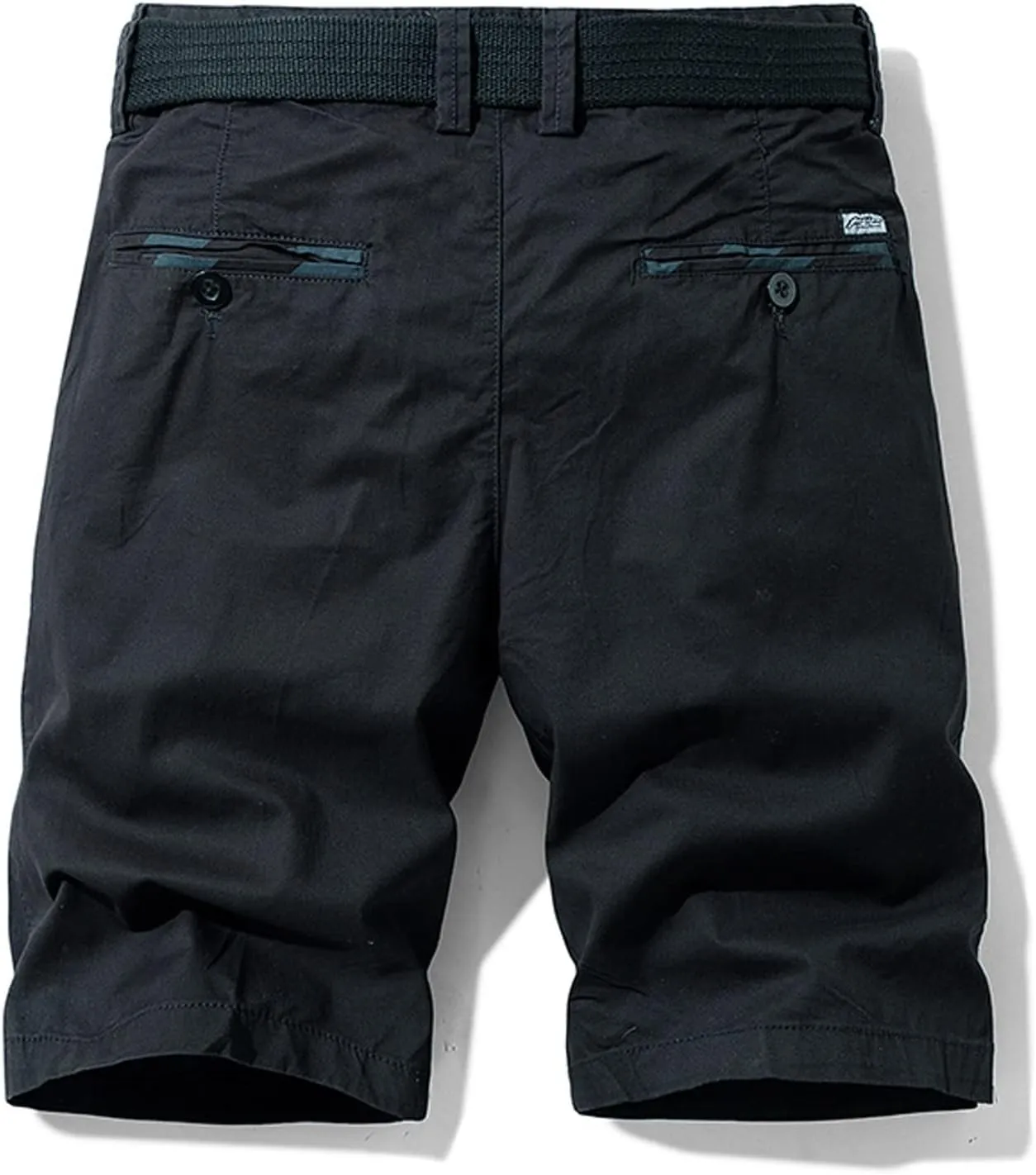 Muscularfit Shorts Men Casual Summer Buckle Zipper Cargo Shorts With Pockets Lightweight Solid Gym Workout Sweat Shorts 2024