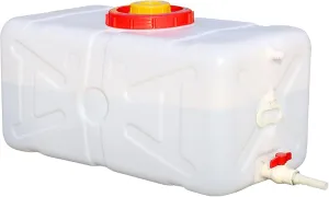 NAKAN Large Storage Container Portable Water Bucket Plastic Travel Desktop Container Rainwater Collection Storage Container Outdoor Water Storage for Camping Hiking Climbing(Size:45L)