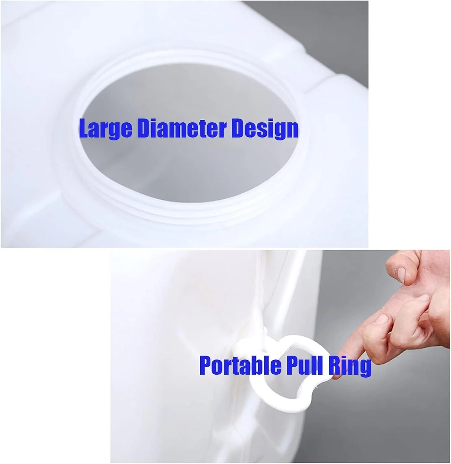 NAKAN Large Water Container with Tap Water Carrier Camping Portable Drinking Water Bucket Emergency Cube Water Carrier for Home Camping Picnic BBQ Self-Driving Tour(Size:110L)