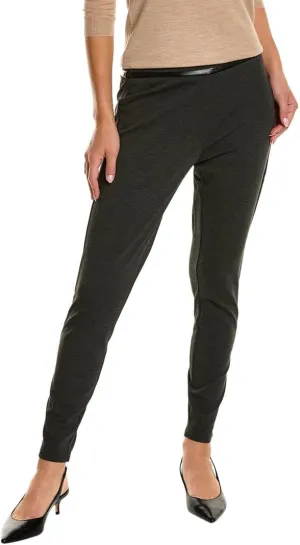 Nanette Nanette Lepore Womens Miracle Ponte Pant, L, Grey