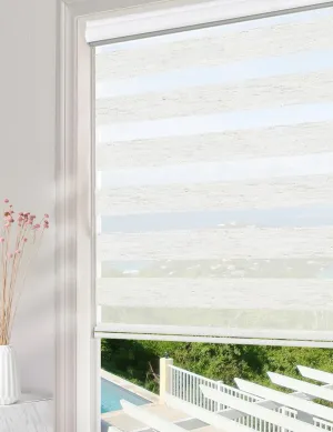 Natural Woven Linen Window Blinds   Strips Woven Blinds for Windows