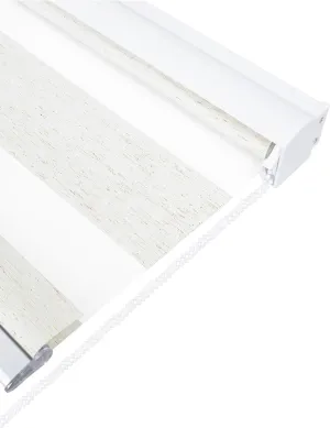 Natural Woven Linen Window Blinds   Strips Woven Blinds for Windows