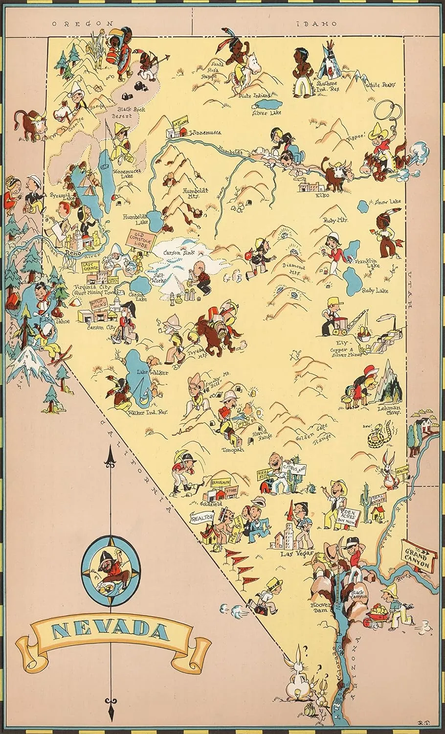 Nevada Wooden Map Jigsaw Puzzle Toys for Adults USA of State Map Decorate Puzzle Games 500 Piece