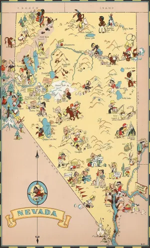 Nevada Wooden Map Jigsaw Puzzle Toys for Adults USA of State Map Decorate Puzzle Games 500 Piece