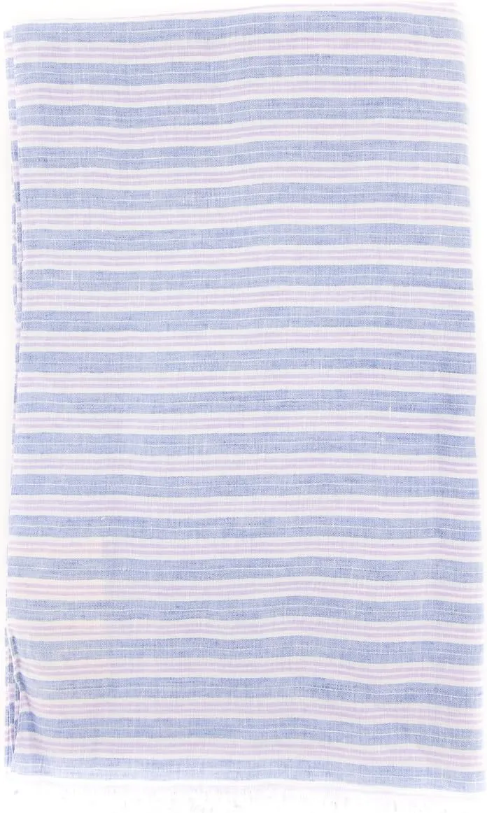 New Blue Linen Scarf