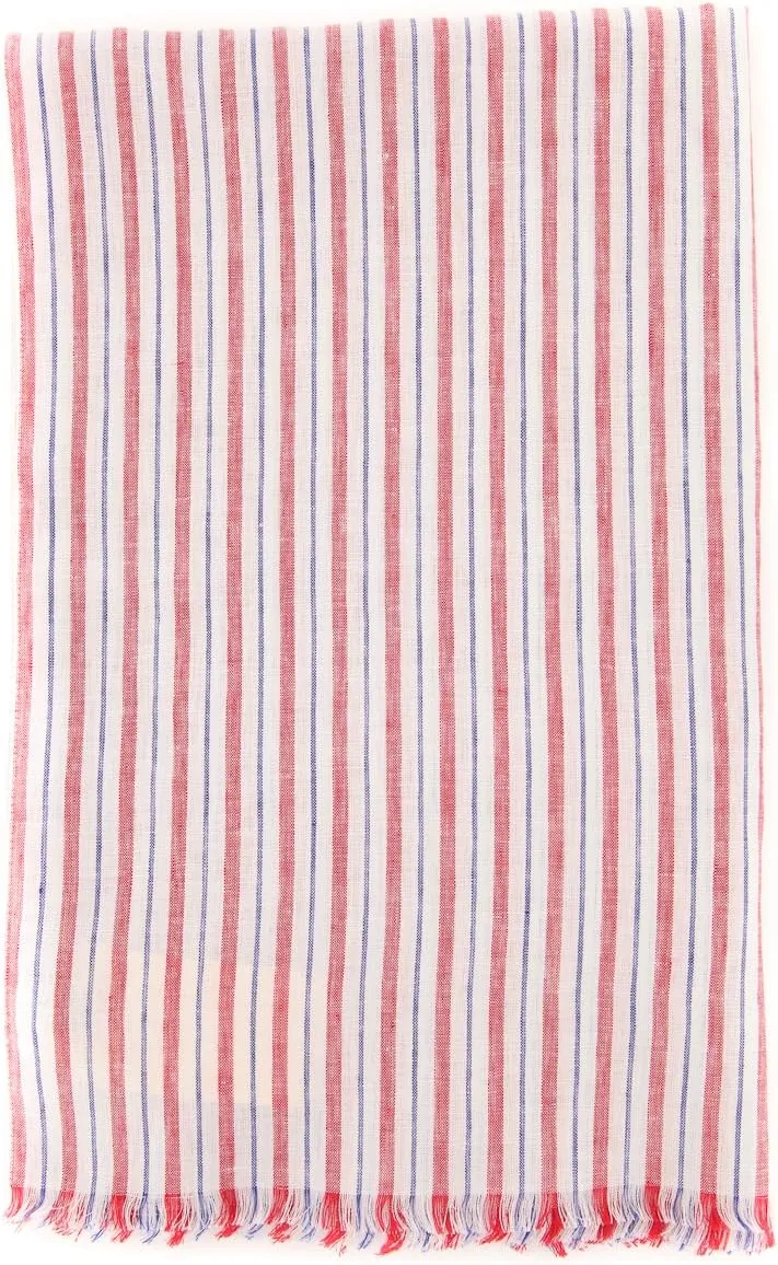New Red Linen Scarf