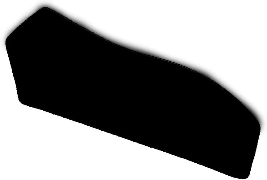 N'icePackaging 1 Qty - Midnight Black Velvet Contour Table-Top Bracelet display - For watches/bracelets/necklaces