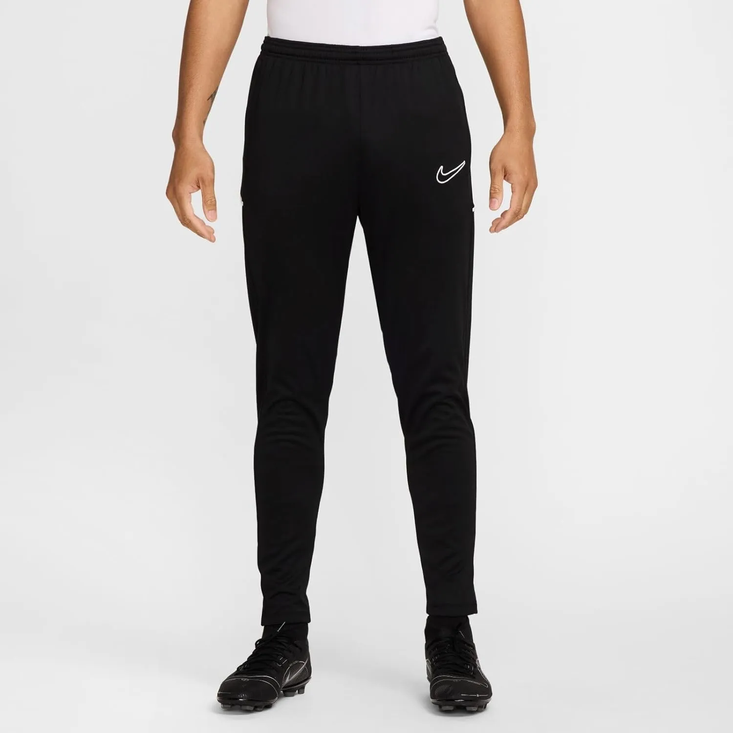 Nike Academy Men's Dri-FIT Soccer Pants (HJ3776-010, Black/Black/White)