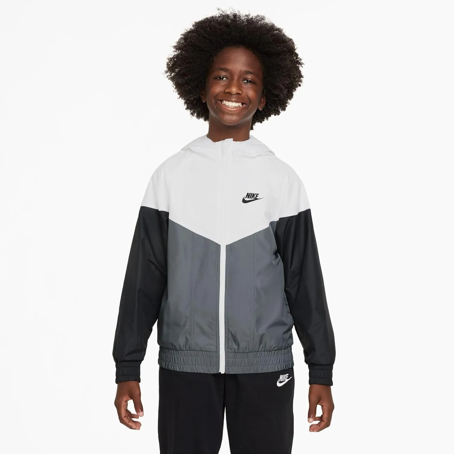 Nike Unisex Sportswear Windrunner Hooded Repel Jacket (Big Kid)