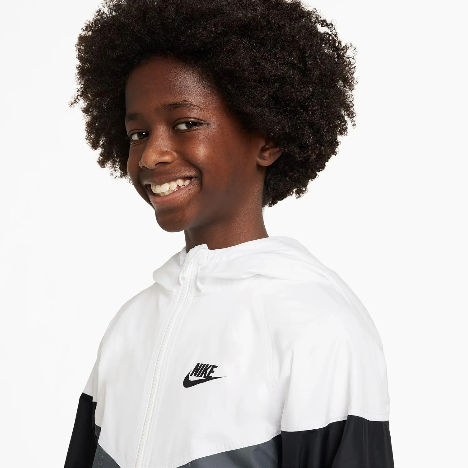 Nike Unisex Sportswear Windrunner Hooded Repel Jacket (Big Kid)