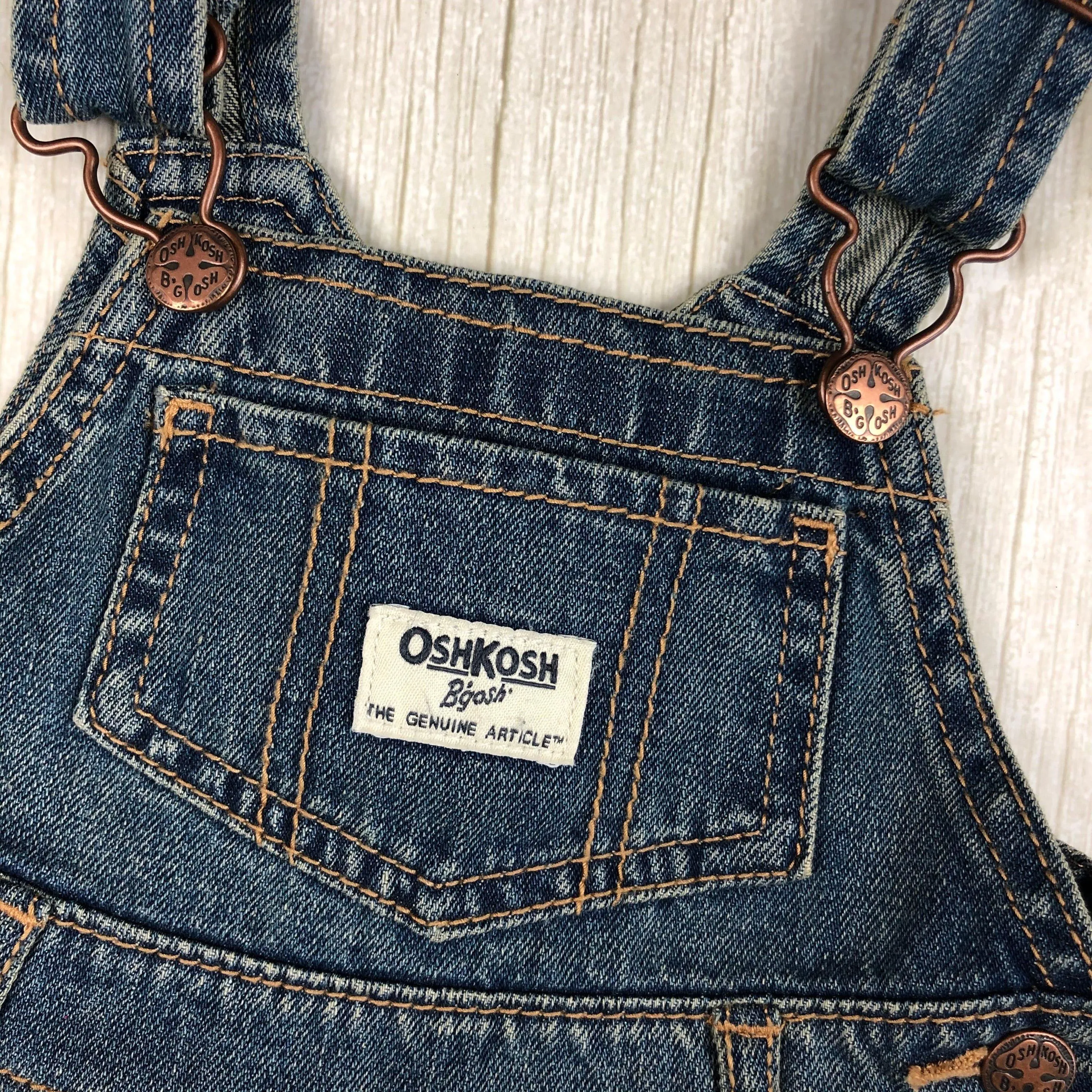 Osh Kosh Bib & Brace Denim Tulle Skirt Skirtall - Size 18M