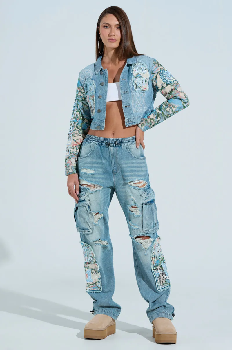OUT OF THIS WORLD DENIM JACKET