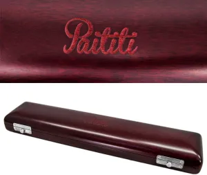 Paititi Mahogany Wood C foot Flute Hard Case French Style High Quliaty 16 Hole Flute Case