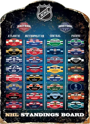 Party Animal NHL Magnetic Standings Board, Includes 32 NHL Team Magnets