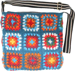 Patchwork Granny Square Shoulder Bag