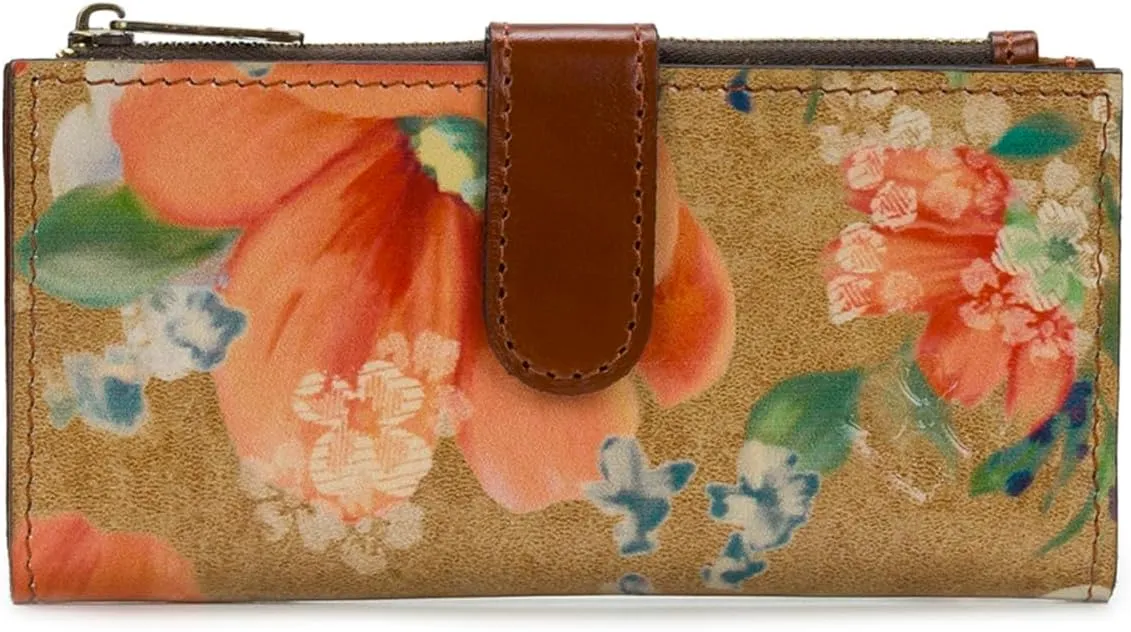 Patricia Nash Women's Nazari Bifold Wallet, Apricot Blossoms, Small