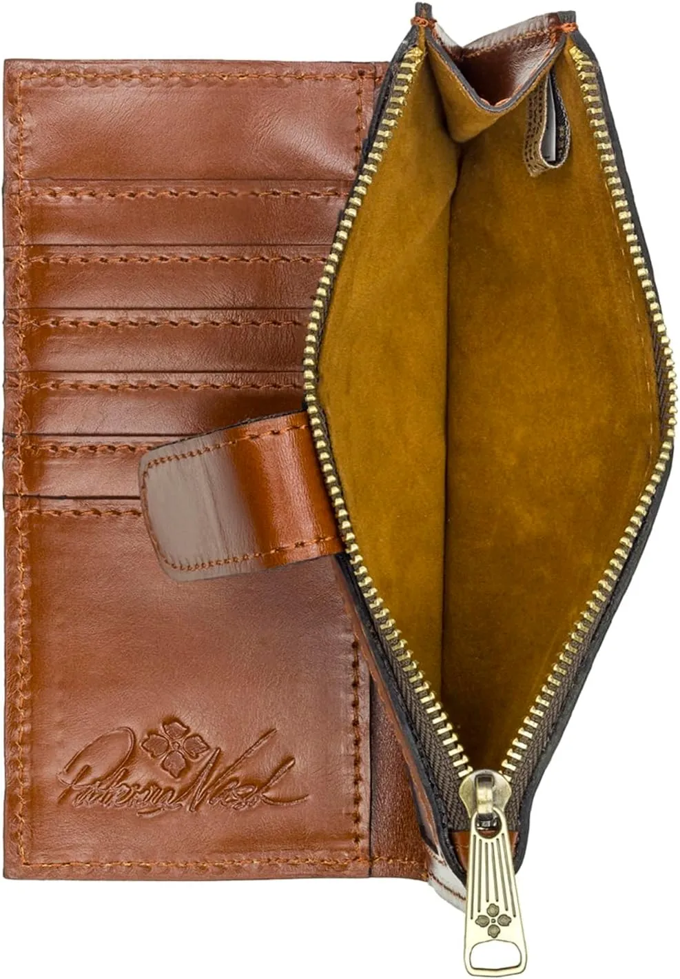 Patricia Nash Women's Nazari Bifold Wallet, Apricot Blossoms, Small