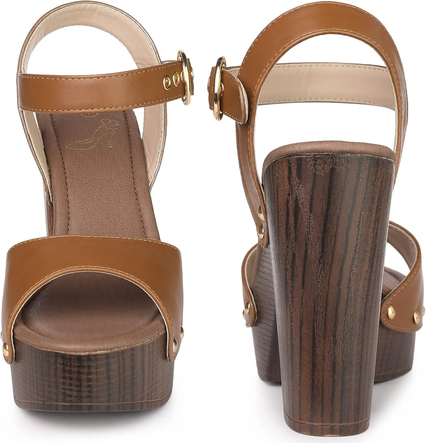 Perphy Platform Heels Slingback Chunky High Heel Sandals for Women