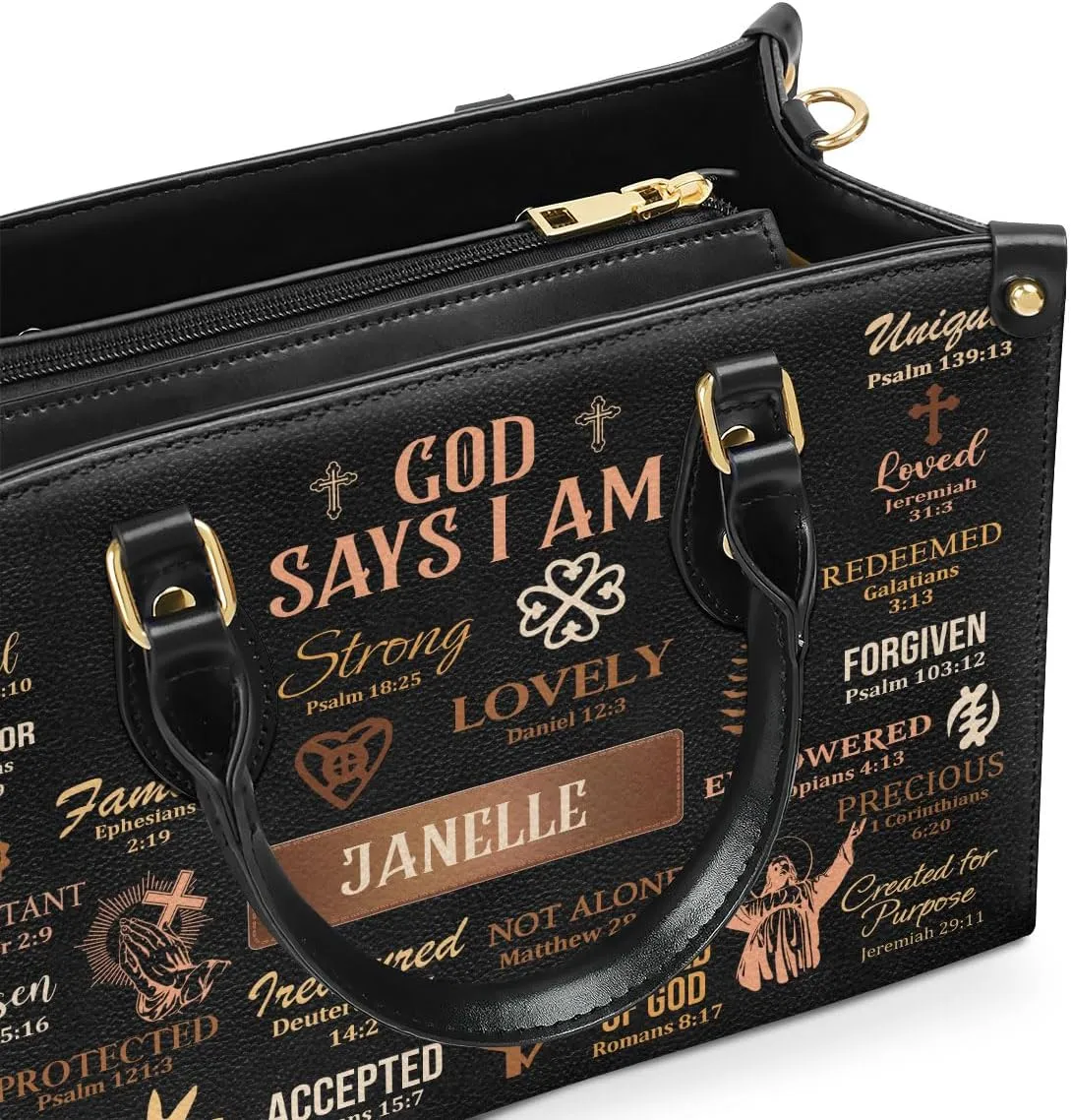 Personalized Leather Handbag For Black Women