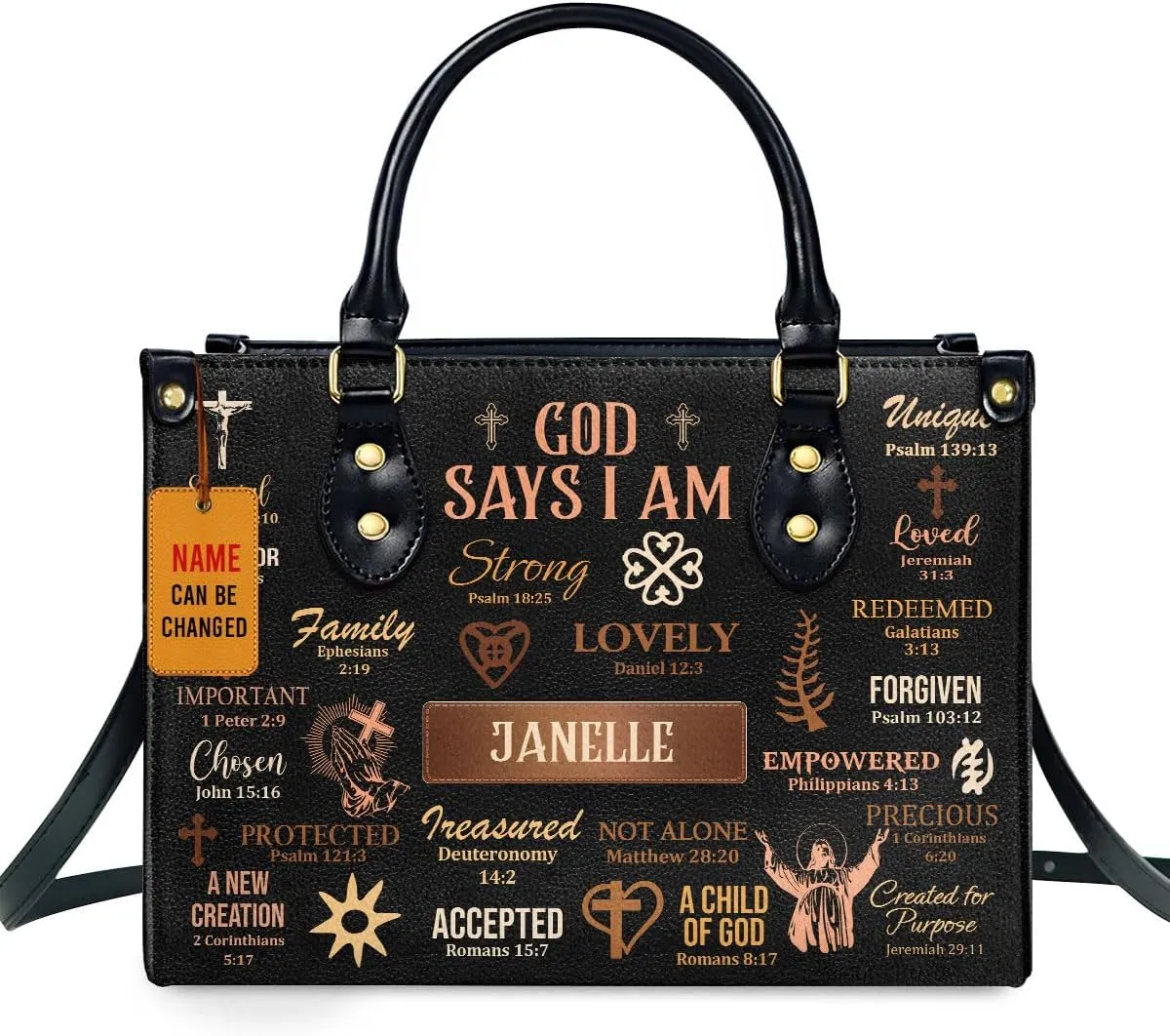 Personalized Leather Handbag For Black Women