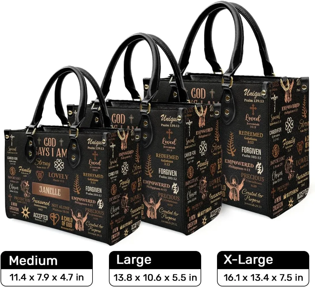 Personalized Leather Handbag For Black Women