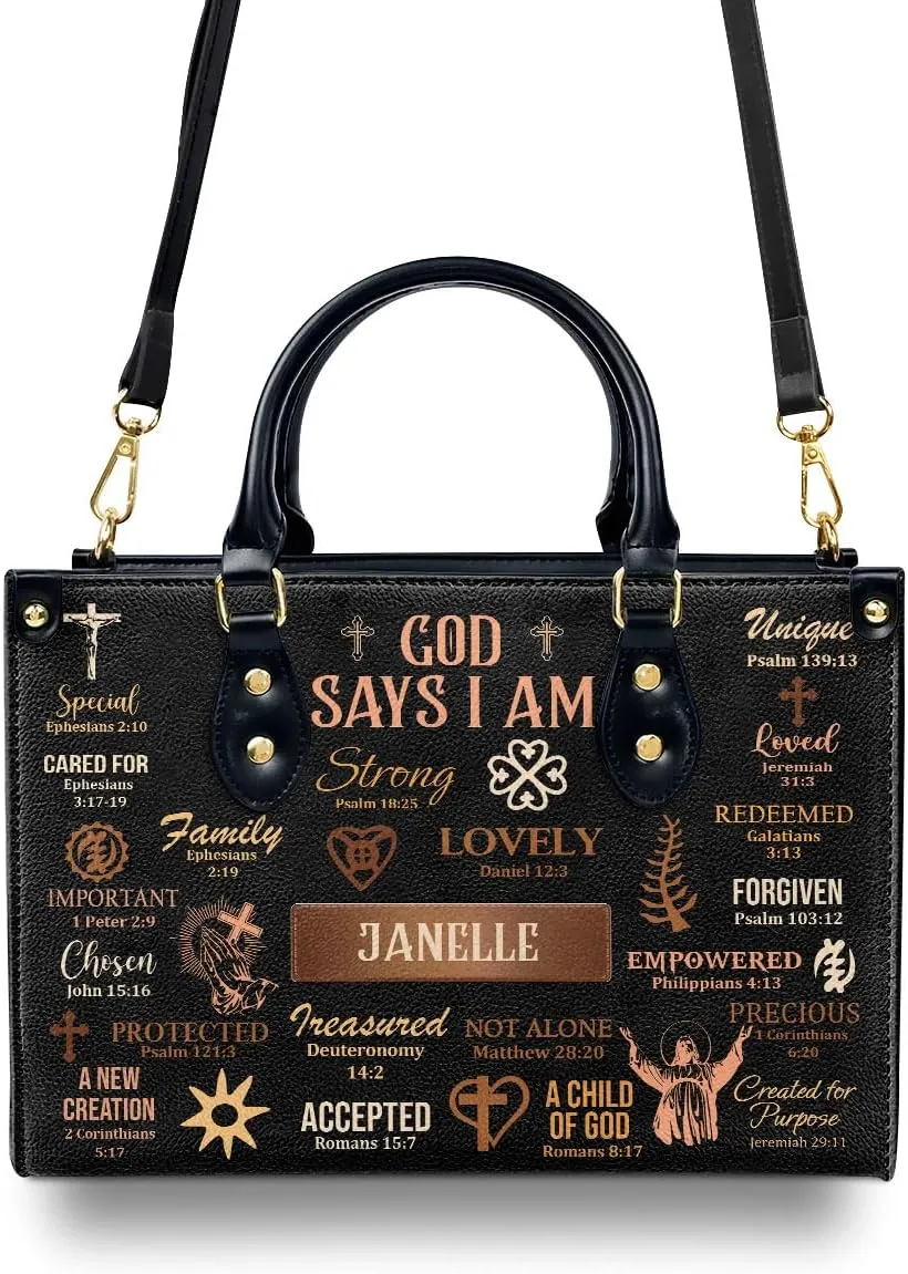 Personalized Leather Handbag For Black Women
