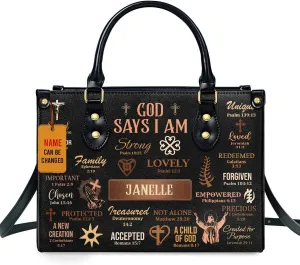 Personalized Leather Handbag For Black Women