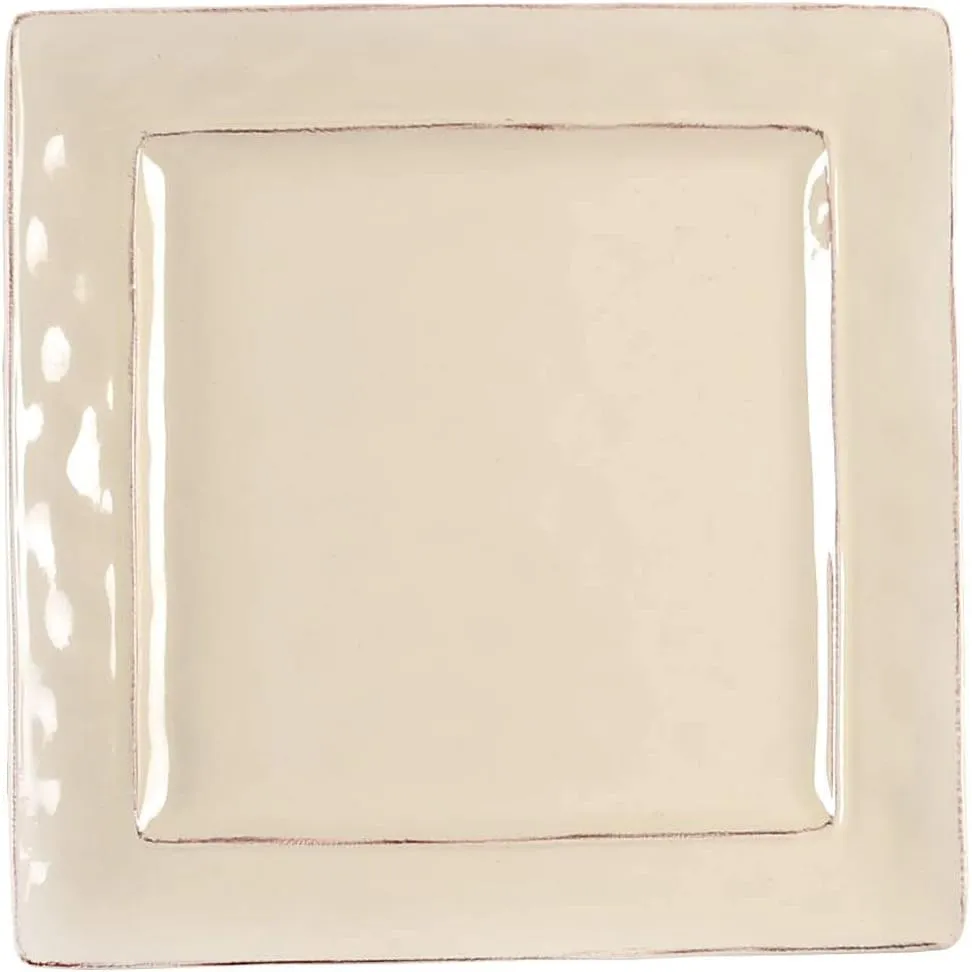 Pier 1 Martillo Creme Brulee Square Dinner Plate