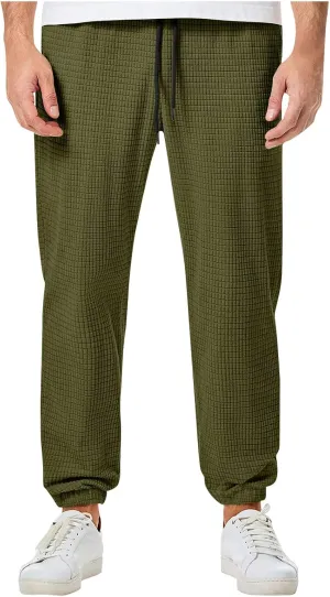 Plus Size Hiking Pants Men Loose Casual Pants Track Joggers Pants Straight Leg Elastic Waist Pants Autumn Pants
