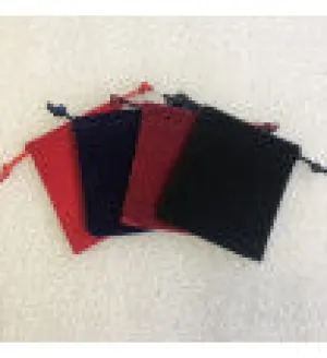 PLUSH VELVET POUCH 2.75" x 3.25" -  (PV-3)