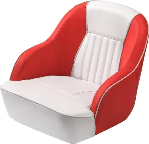 Pontoon Boat Seat - Captain's Bucket Seat with Thickened Sponge Padding for Fishing, Sightseeing, and Speedboats