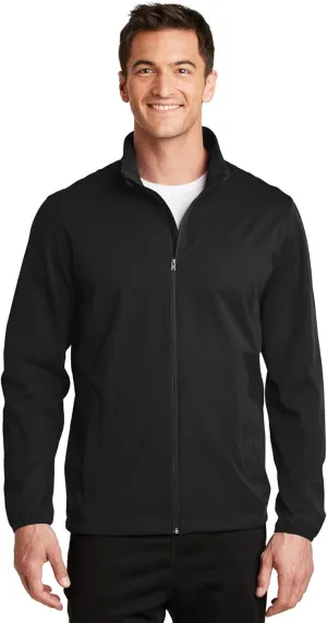 Port Authority Active Soft Shell Jacket. J717, Deep Black, XL