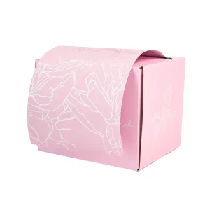 Premium Extra Wide Hair Foil 12.7cm x 100m - Ideal for Highlighting & Balayage, Built-in Cutter, Embossed Pink Floral Design - Professional Salon Hairdressing Foilââ‚¬¦