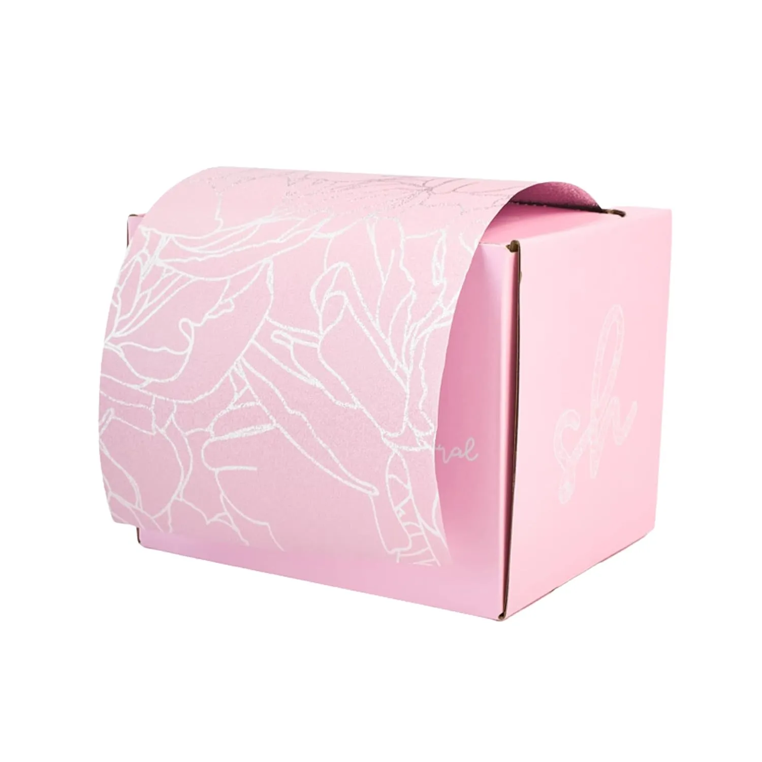 Premium Extra Wide Hair Foil 12.7cm x 100m - Ideal for Highlighting & Balayage, Built-in Cutter, Embossed Pink Floral Design - Professional Salon Hairdressing Foilââ‚¬¦