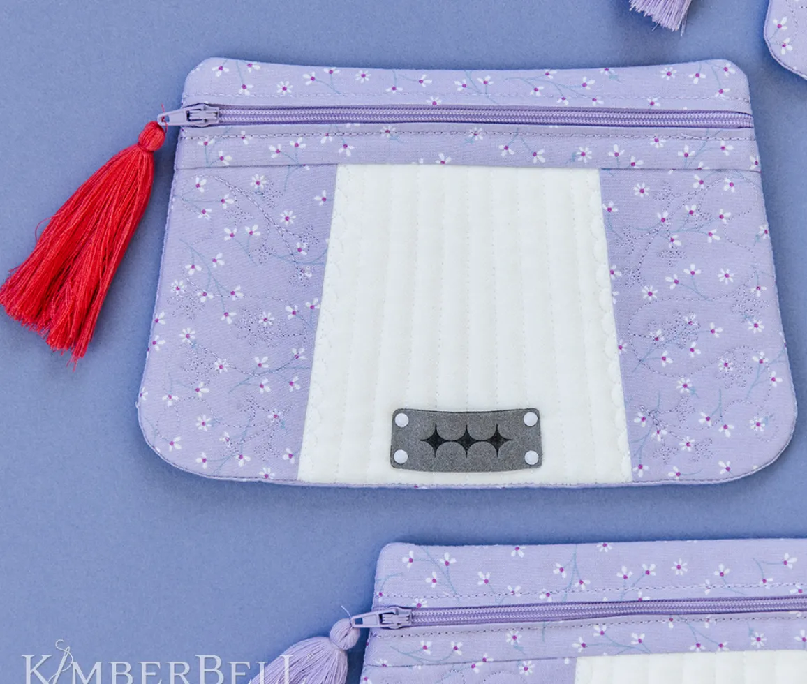 Pretty & Posh Zipper Pouches Embellishment Kit