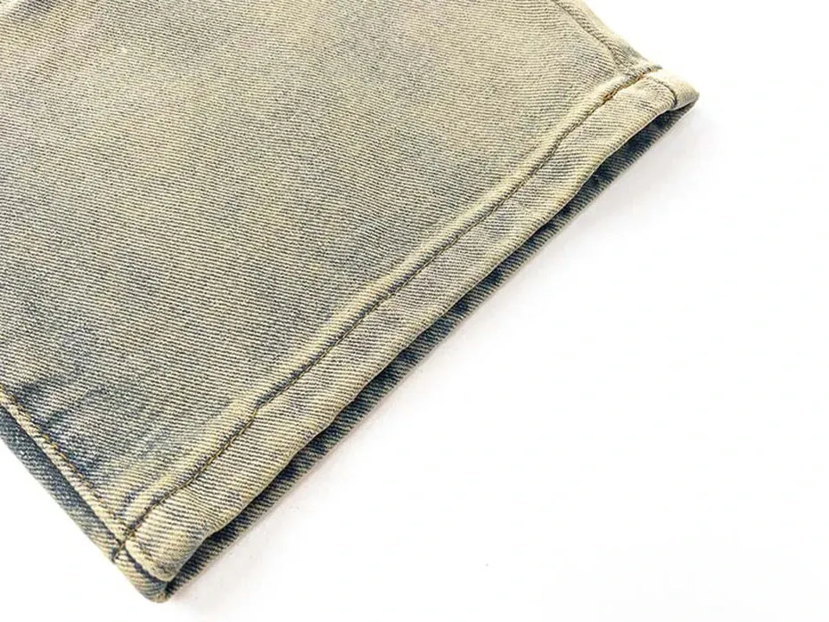 Primitive Edge Distressed Raw Denim