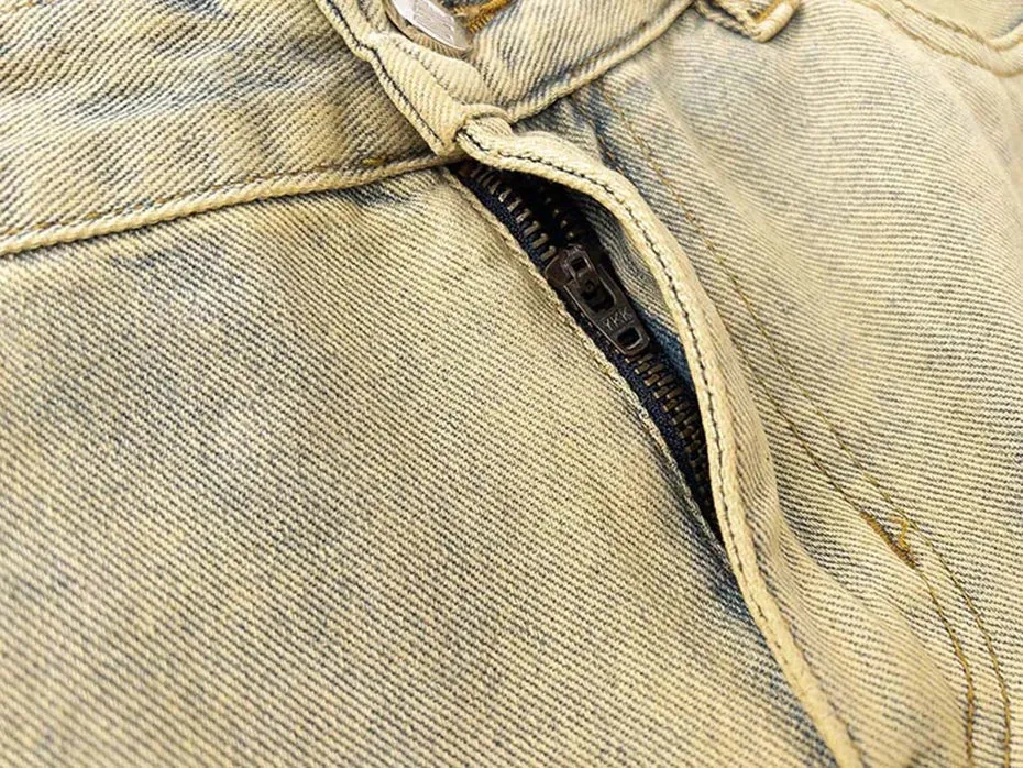 Primitive Edge Distressed Raw Denim