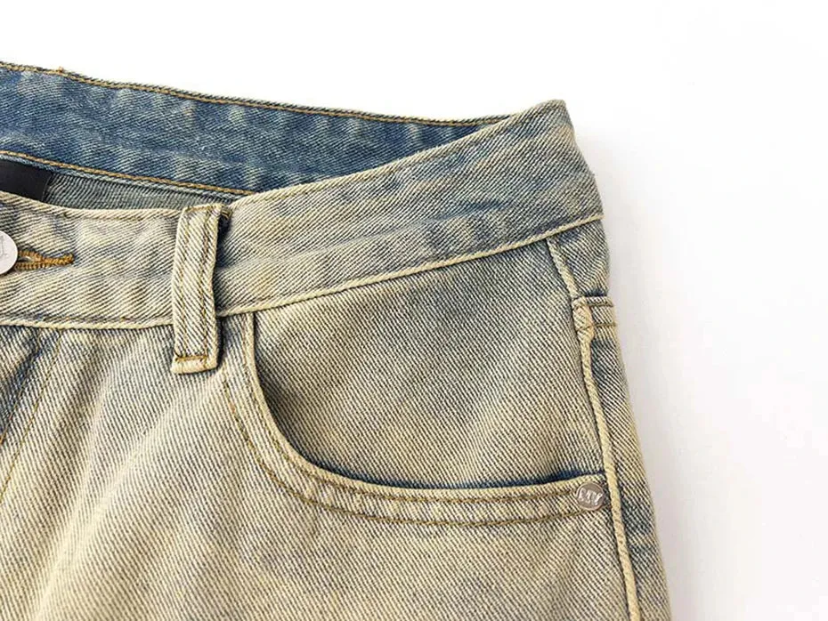 Primitive Edge Distressed Raw Denim
