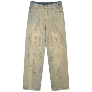 Primitive Edge Distressed Raw Denim