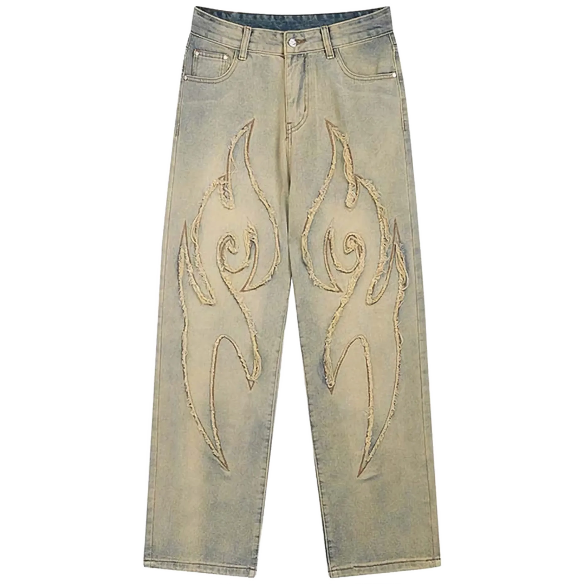 Primitive Edge Distressed Raw Denim