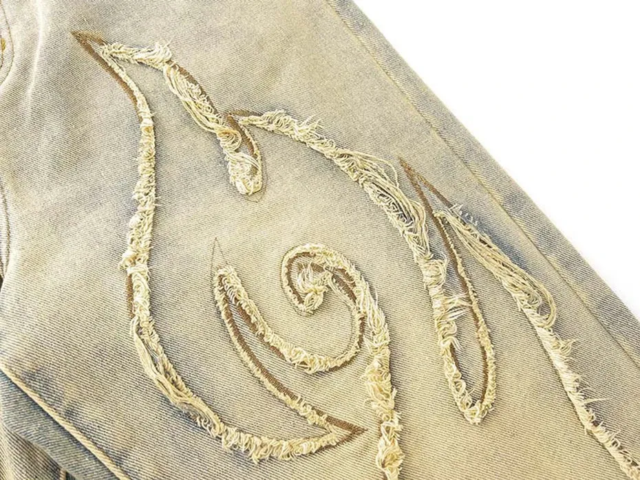 Primitive Edge Distressed Raw Denim