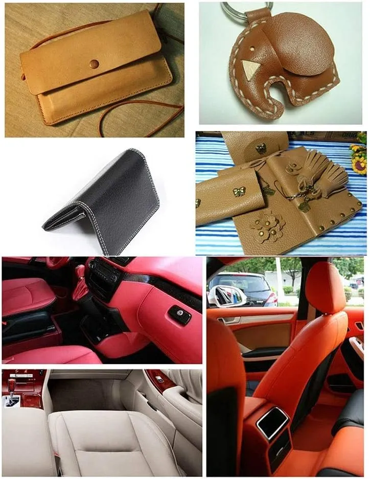 PU Fabric Leather 140 X 100 cm, Leatherette Faux Leather Upholstery Crafts DIY Sewings Sofa Handbag Car Seat Hair Bows Decorations # Colour: Green(Silver Grey,1.4X3m)