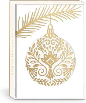 Punch Studio Merry Little Christmas Boxed Holiday Cards Set of 12 (50562)