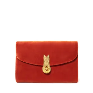 QUEEN MID VELVET ORANGE
