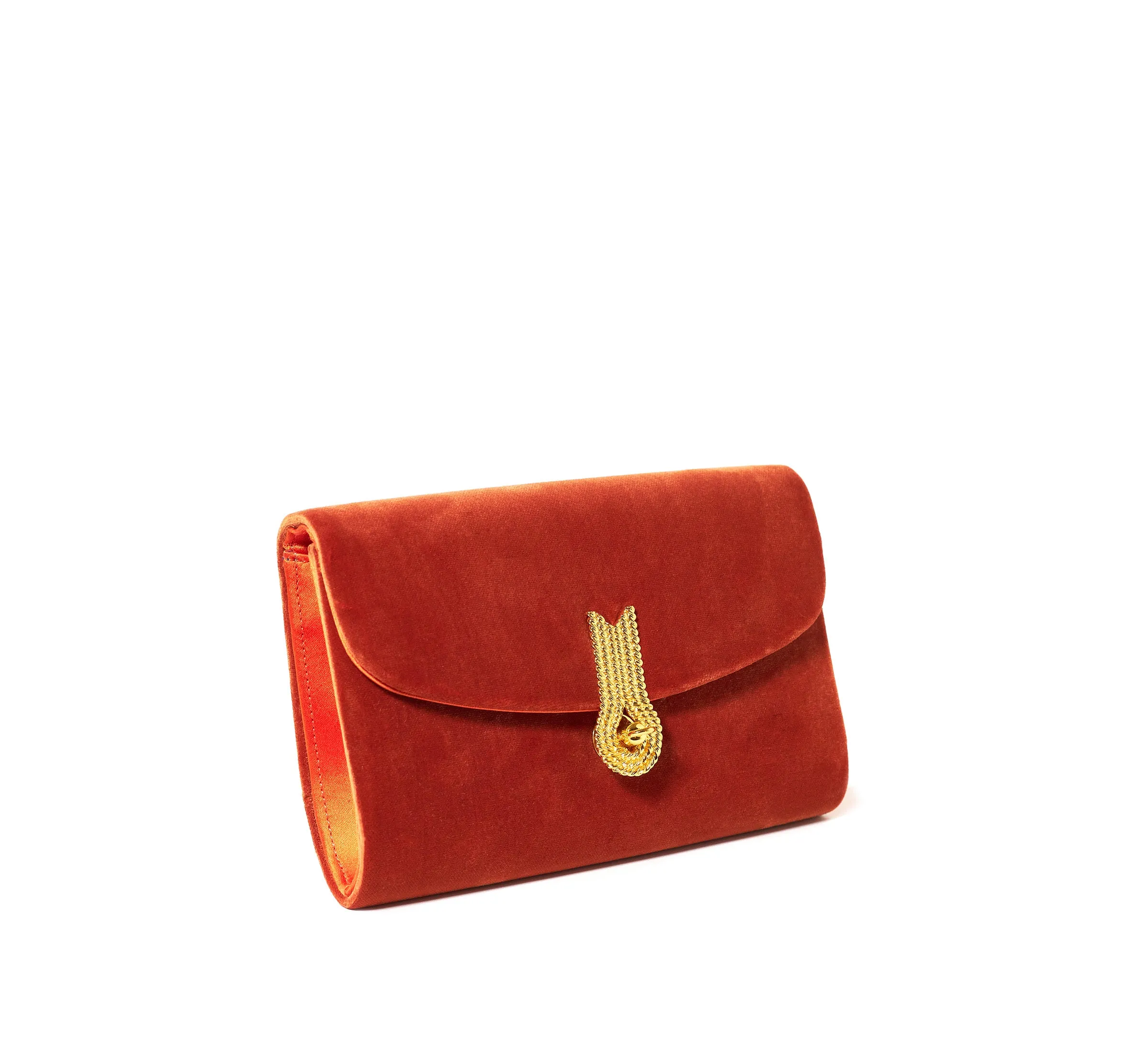 QUEEN MID VELVET ORANGE