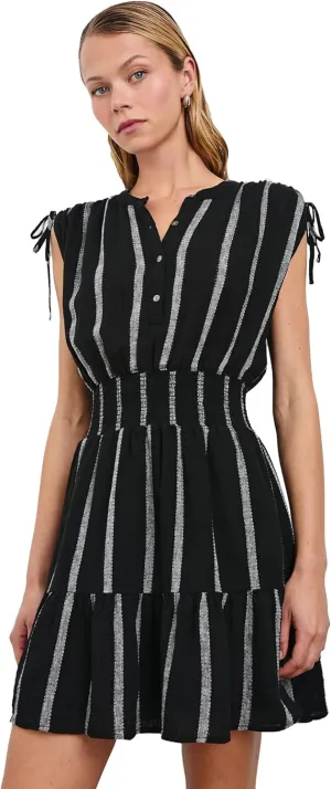Rails Women's Samina Dress, Ash Leno Stripe, m